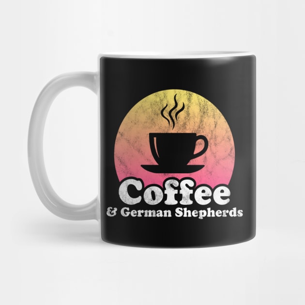 Coffee and German Shepherds by JKFDesigns